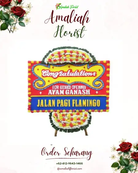 Sewa Papan Bunga Binong